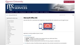 Microsoft Office 365 | ITS - Queen's University