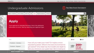 Apply - The Ohio State University