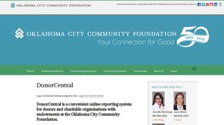 DonorCentral | Oklahoma City Community Foundation