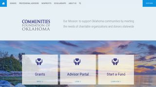 Communities Foundation of Oklahoma > Home
