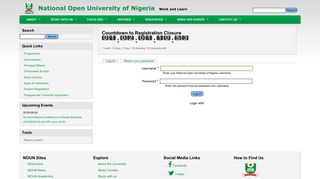 Log in | National Open University of Nigeria