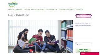 Login to Student Portal — Home - Wawasan Open University