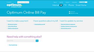 Pay Your Bill Online | Optimum