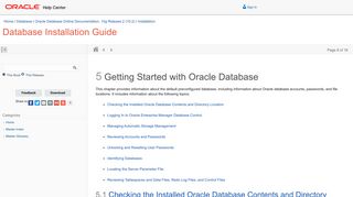 Getting Started with Oracle Database - Oracle Docs