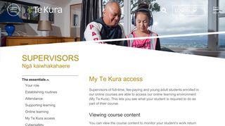 My Te Kura access | Te Aho o Te Kura Pounamu