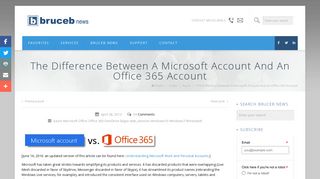 The Difference Between A Microsoft Account And An Office 365 ...