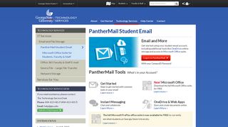 GSU Technology | PantherMail Student Email