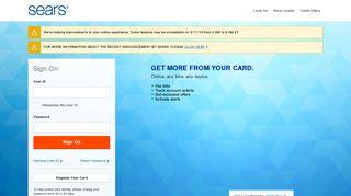 Sears Credit Card: Log In or Apply - Citibank