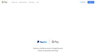 Using PayPal with Google Pay – Google Pay
