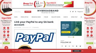 Link your PayPal to any SA bank account - MyBroadband