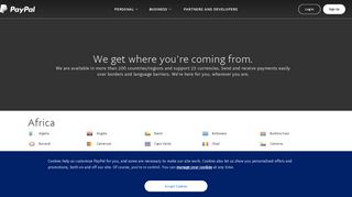 PayPal Global - All countries and markets - PayPal