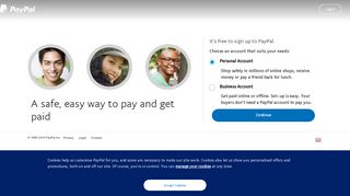 Sign Up - PayPal