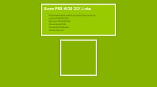 Example PBS KIDS GO! Login / Signup Implementation