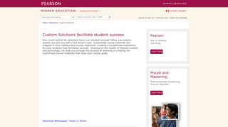 Pearson Canada | Custom Solutions