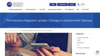 The Pensions Regulator update: Changes to Government Gateway ...