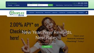 Peoples Bank: Deposits, Consumer & Commercial Loans