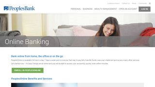 PeoplesOnline Banking | PeoplesBank
