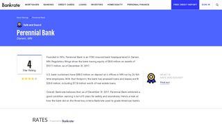 Perennial Bank Reviews and Ratings - Bankrate.com