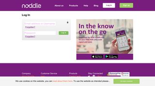 Log in - Noddle | Free For Life Credit Report And Credit Score