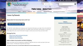 Public Safety - Animal Care License Tag Renewals
