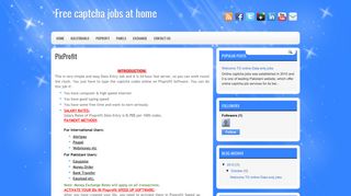Free captcha jobs at home: PixProfit