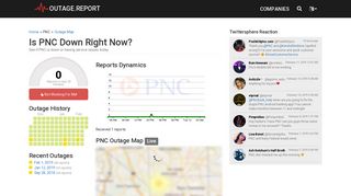 PNC Down? Service Status, Map, Problems History - Outage.Report