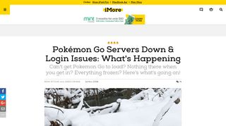 Pokémon Go Servers Down & Login Issues: What's Happening | iMore