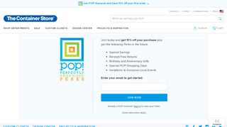 POP! | Container Store Rewards & Discounts Program | The Container ...