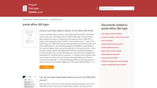 Printable portal office 365 login - Edit, Fill Out & Download Form ...