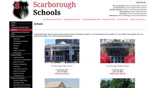 Schools - Scarborough Public Schools