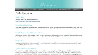 Dealer Resources — PrintsWell, Inc.