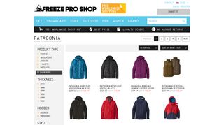 Patagonia | Freeze Pro Shop