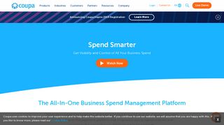Coupa Cloud Platform for Business Spend | Travel and Expense ...
