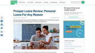 Prosper Loans Review: My Experience Getting A Prosper Loan
