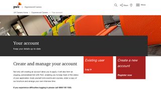Your account - PwC