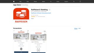 Raiffeisen E-Banking im App Store - iTunes - Apple