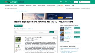 How to sign up on line for India rail IRCTC - USA resident - India ...
