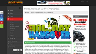 Holiday Hangover- 2019 RC Arenacross - RCSignup.com