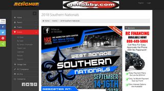2018 Southern Nationals - RCSignup.com