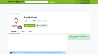 RedBalloon Reviews - ProductReview.com.au