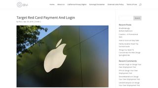 Target Red Card Payment And Login | Fist2