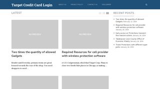 Target Credit Card Login: Target Credit Card (Red Card) Login