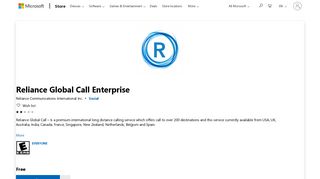 Get Reliance Global Call Enterprise - Microsoft Store