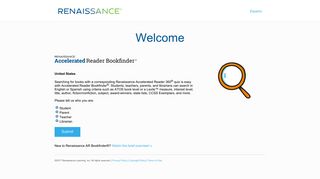 Accelerated Reader Bookfinder US - Welcome