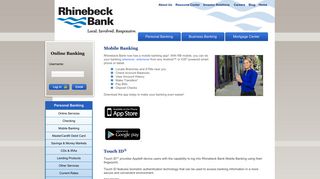 Mobile Banking | Rhinebeck Bank