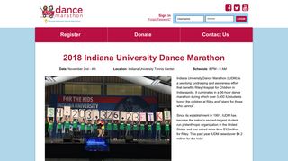 2018 Indiana University Dance Marathon - Riley Children's Foundation