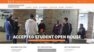 RIT - Undergraduate Admissions