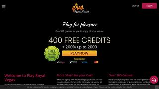 Play Royal Vegas | 200% Up To 2000