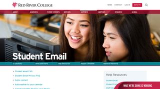Student Email : Red River College: Information Technology Solutions