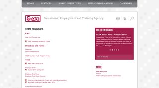 Staff Resources - Sacramento Employment and Training Agency
